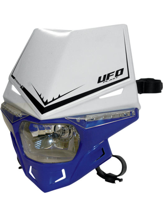Универсална маска с LED фар UFO Stealth 12V/35W - Blue/White